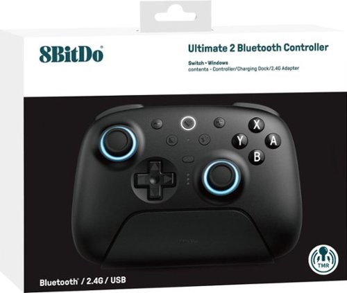 8BitDo Ultimate 2 Bluetooth Wireless Gaming Controller for Nintendo Switch, PC - Black HOW TO BUY
