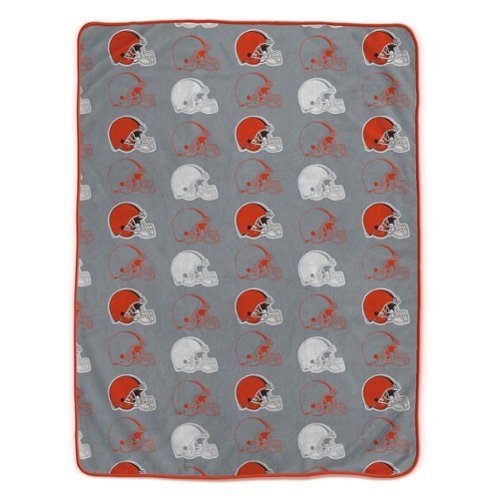 Pegasus - Cleveland Browns 66" x 95" Oversized Logo Roll Ultra Cozy Blanket - Multicolor-Front_Standard 