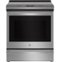 GE Profile - 5.3 Cu. Ft. Slide-In Electric Induction Convection Range with Self-Clean and Steam Clean and No Preheat Air Fry - Stainless Steel-Front_Standard 