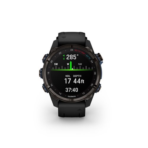 Garmin Descent Mk3i GPS Dive Smartwatch – 43 mm Fiber-reinforced polymer - Carbon Gray DLC Titanium with Black Silicone Band - (2023) WORLDWIDE DELIVERY