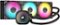 CORSAIR - NAUTILUS 360 ARGB Liquid CPU Cooler with RS120 ARGB Fans - Black-Front_Standard