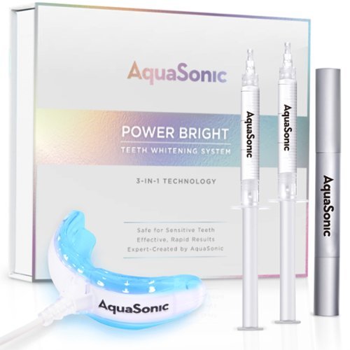 AquaSonic - Power Bright 3-in-1 Teeth Whitening System - White-Front_Standard 