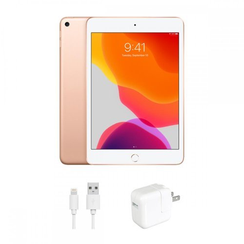 Apple - Refurbished Excellent - 7.9-inch iPad Mini 5th Generation (2019) Wi-Fi Only 64GB - Gold-Front_Standard 