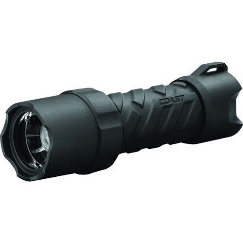 Coast - Polysteel 200 320 lm Black LED Twist Flashlight AAA Battery-Front_Standard 