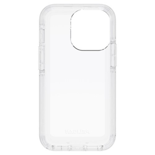 Pelican - Voyager Hardshell Case w/ Antimicrobial for iPhone 13 Pro - Clear-Front_Standard 