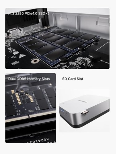 Minisforum AI X1 Pro 370 Mini Desktop PC Copilot Support AI PC AMD