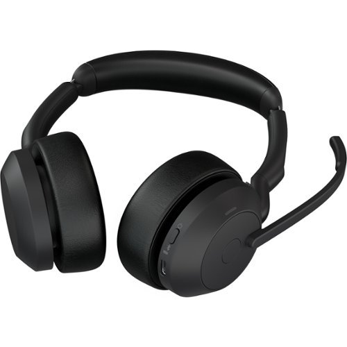 Jabra Evolve2 55 Headset Stereo Wireless Bluetooth 98.4 ft 20 Hz