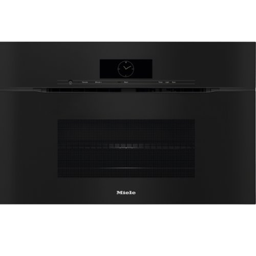 Miele - H7870 BMX 30" Handleless ArtLine M Touch Speed Oven w/ Convection and Microwave 1.52 cu ft - Obsidian Black-Front_Standard 