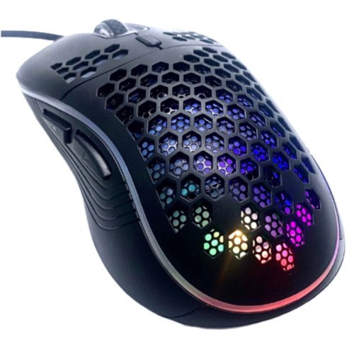 Sanoxy Wired Gaming Mouse with Perforated Shell, RGB