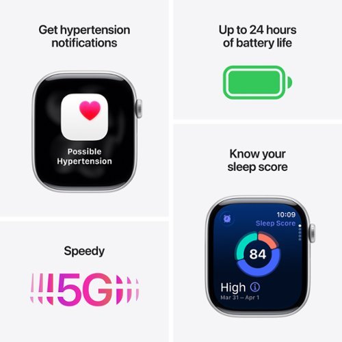 Apple Watch Series 11 (GPS+Cellular) 46mm Aluminum Case with Black