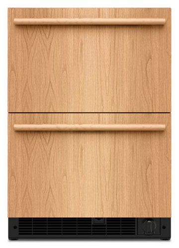 KitchenAid - 4.2 Cu. Ft. Undercounter Double-Drawer Refrigerator/Freezer - Custom Panel Ready-Front_Standard 