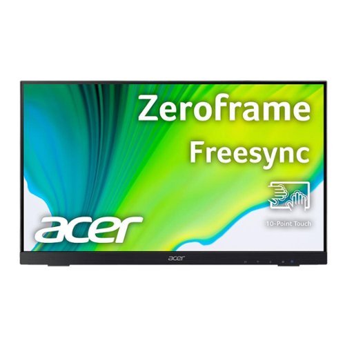 Acer - Refurbished Excellent - UT222Q BMIP 21.5" LCD Monitor Full HD IPS 60Hz 4ms HDMI - Black-Front_Standard 
