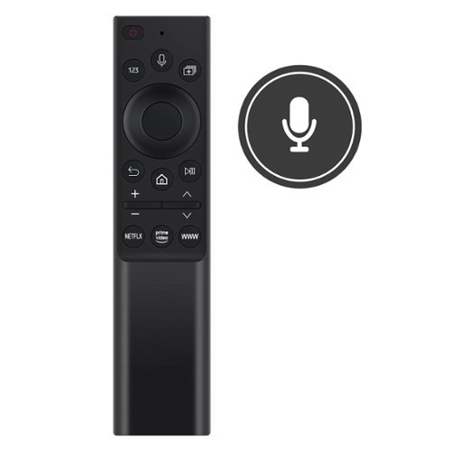 VINABTY - New BN59-01350F Voice Replaced Remote Control Fits for Samsung TV UN43AU8000FXZA UN55AU8000FXZA UN75AU8000 - Black-Front_Standard 