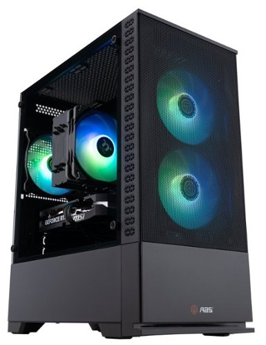ADVANCED BATTLESTATIONS - ABS Cyclone Ruby Gaming PC - Windows 11 - AMD Ryzen 7 9700X - GeForce RTX 5060 - 32GB DDR5 6400 - 1TB - Black-Front_Standard 