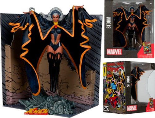 McFarlane Toys Marvel Storm 1:10th Scale Collectible with Scene (Marvel Tales Featuring Spider-Man and The X-Men #236) WORLDWIDE DELIVERY