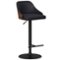 Simpli Home - Edwin Adjustable Bar Stool - Black-Front_Standard