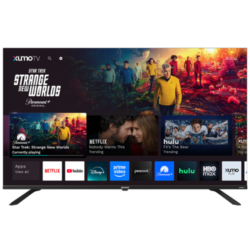 Element Electronics 50” 4K UHD HDR Frameless Xumo TV E550AE50C-G