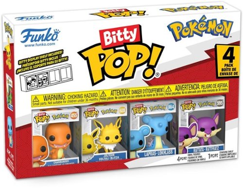 Funko - Bitty POP!: Pokemon - Charmander 4-Pack - COLLECTIBLES - Multicolor-Front_Standard 