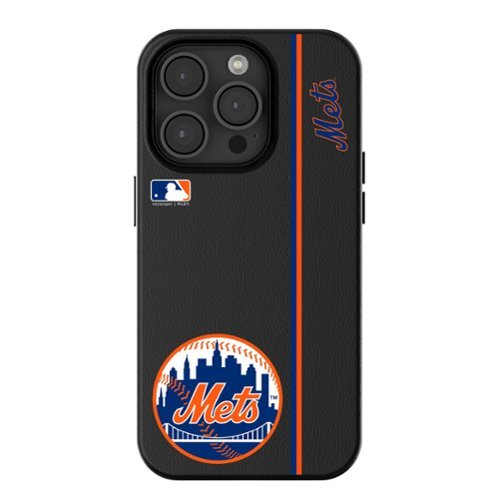 Keyscaper - MLB - New York Mets - iPhone Magnetic Bump Case - 16 Pro Max - Black-Front_Standard 