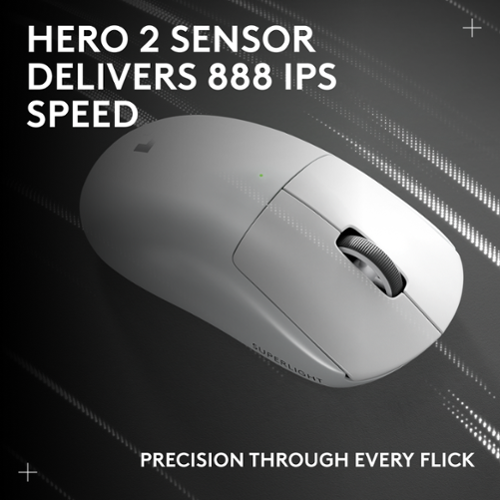 Logitech PRO X SUPERLIGHT 2c LIGHTSPEED Lightweight Compact