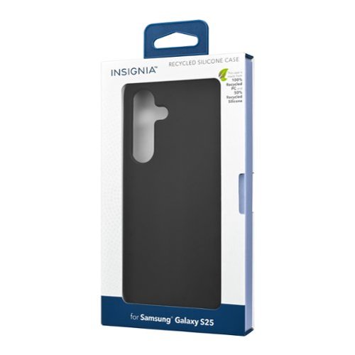 Insignia™ Recycled Silicone Case for Samsung Galaxy S25 - Black BUY IN AUSTRALIA