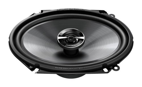 Pioneer - 6" x 8" 2-way Coaxial Speakers (Pair) - Black-Front_Standard 