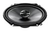 Pioneer - 6" x 8" 2-way Coaxial Speakers (Pair) - Black-Front_Standard