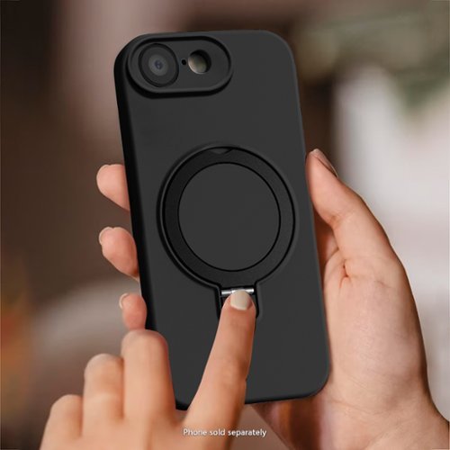 SaharaCase Venture Series Silicone Kickstand Case for Apple iPhone 16e - Scorpion Black SHOP ONLINE