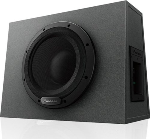 Pioneer - 10" Active Sealed subwoofer w/built-in amplifier - Black-Front_Standard 