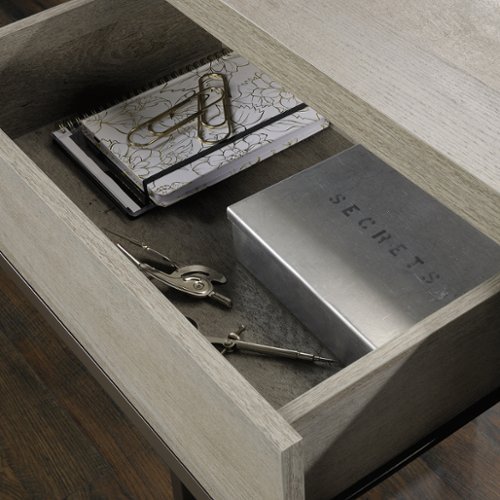 Sauder - Manhattan Gate Work Table Cart - Mystic Oak-Left_Standard 