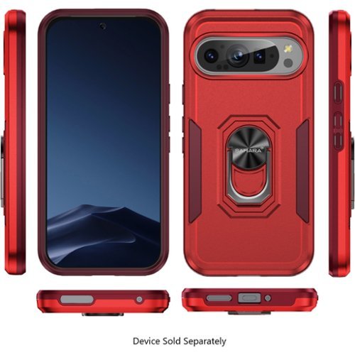 SaharaCase Raider Series Heavy-Duty Case for Google Pixel 9 and 9 Pro - Viper Red GLOBAL SHIPPING