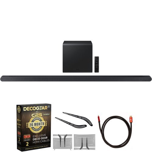 Samsung - Ultra-slim 3.1.2ch Wireless Dolby ATMOS Soundbar 2024 + 26 Month Protection Pack-Front_Standard 