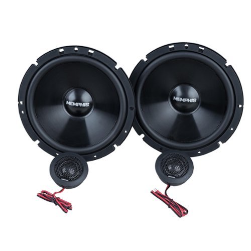 Memphis Car Audio - Memphis Audio SRX60CV 6.5" Component Speakers - Pair - Black/Gray-Front_Standard 