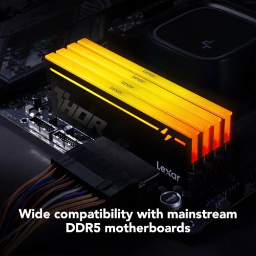 Lexar THOR RGB 2nd Gen DDR5 6000MT/s, C38, 2x16GB - Black GLOBAL SHIPPING