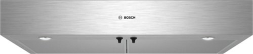 Bosch 300 Series - 36 inches - Recirculating & Convertible - Under cabinet Range Hood - Stainless Steel-Front_Standard 