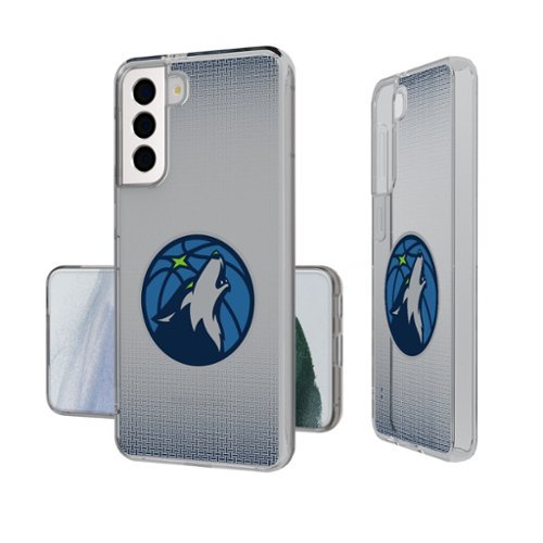 Keyscaper - NBA - Minnesota Timberwolves Linen Logo Galaxy Clear Case - S24 - Multicolor-Front_Standard 