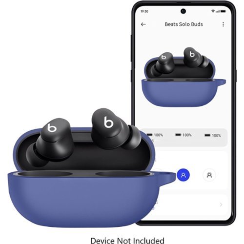 SaharaCase Venture Series Silicone Case for Beats Solo Buds Earbuds - Midnight Blue GLOBAL SHIPPING