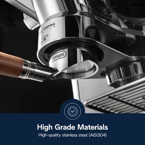 De'Longhi Rosewood Bottomless Portafilter Stainless Steel DLSC085