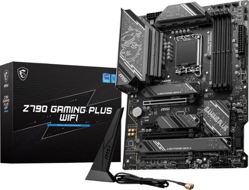MSI - Z790 GAMING PLUS WIFI (Socket LGA 1700) Intel Z790 ATX DDR5 Wi-Fi 6E Motherboard