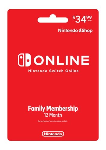  Nintendo - Switch Online 12-Month Family