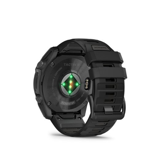 Garmin tactix 8 AMOLED GPS Smartwatch 51 mm Fiber-reinforced polymer with titanium rear cover - Black SHOP ONLINE