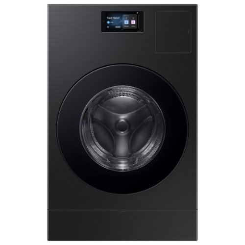 Samsung - 5.3 cu ft. Bespoke AI Vented Laundry Combo™ All-in-One Ultra Capacity Washer and Electric Dryer with AI Home - Brushed Black