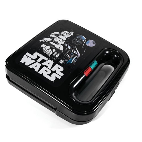 Uncanny Brands - Star Wars Darth Vader & Stormtrooper Sandwich Maker a Star Wars Kitchen Appliance - Black-Front_Standard 