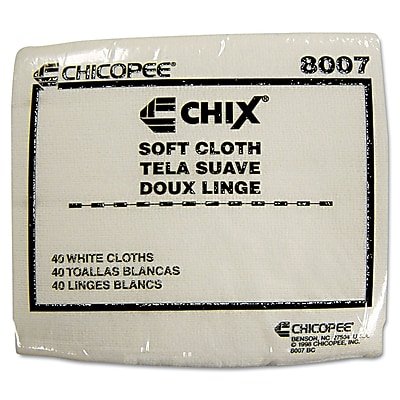 Chix - Chix® Microban® Soft Cloth, 1200/Case (CHI 8007) - White