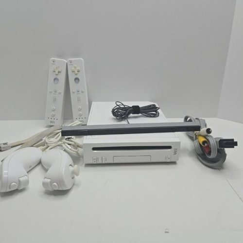 Refurbished Excellent - Wii System 2 Player Pak with Charger - Nintendo Wii-Front_Standard 