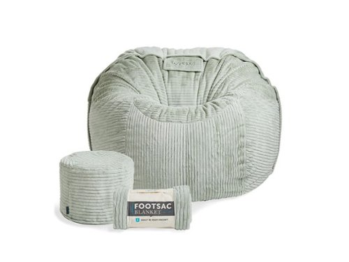 Lovesac - Moviesac Bundle - Sea Mist Channeled Phur