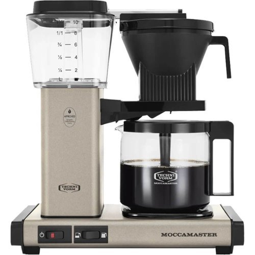 Moccamaster - KBGV Select 10-Cup Coffee Maker - Sandstone-Front_Standard 