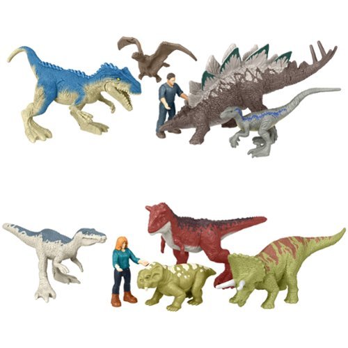  Jurassic World - Dominion Mini Figures Themed Pack of 5 - Styles May Vary