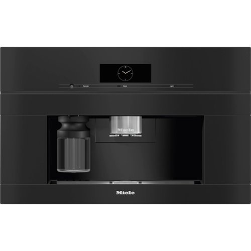 Miele - CVA 7875 Built-In Coffee Machine with DirectWater. Large touch display with One Button Touch for 2 coffees. - Obsidian Black