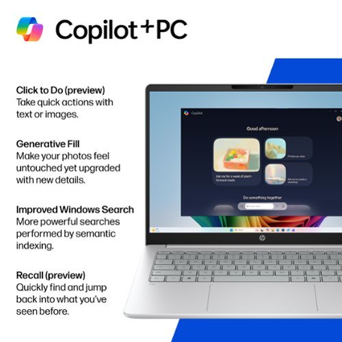 HP OmniBook 3 - 14 2K Touchscreen Laptop - Snapdragon X - 16GB Memory - 512GB SSD - Copilot+ PC - Glacier Silver BUY IN MIDDLE EAST